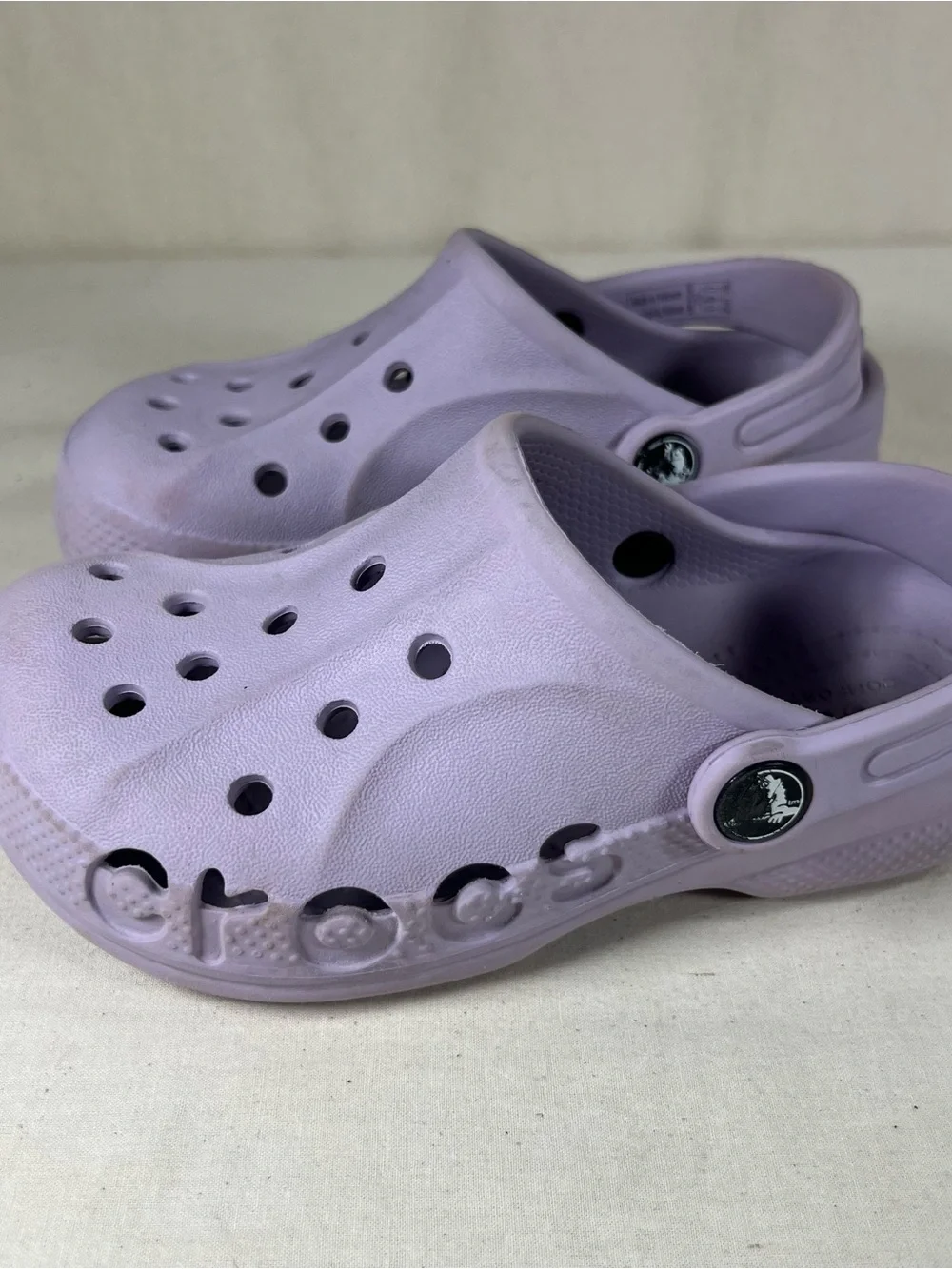 CROCS Kids Lavender Slip-On Clogs in Light Purple